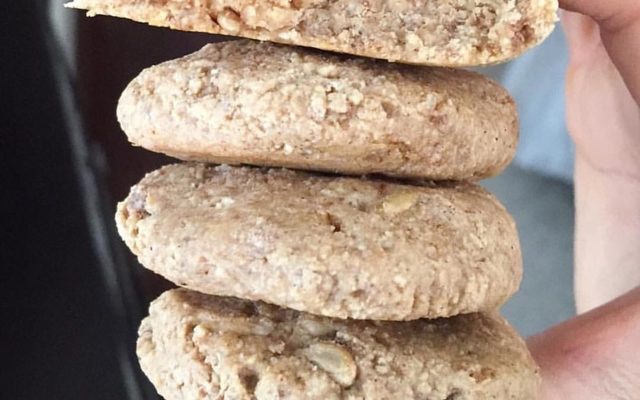 Roasted Sunflower Protein Cookies