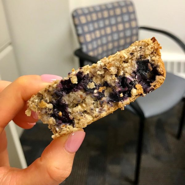 blueberry oatmeal protein bars