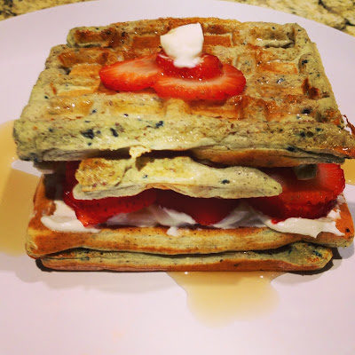 Very Berry Protein Waffles