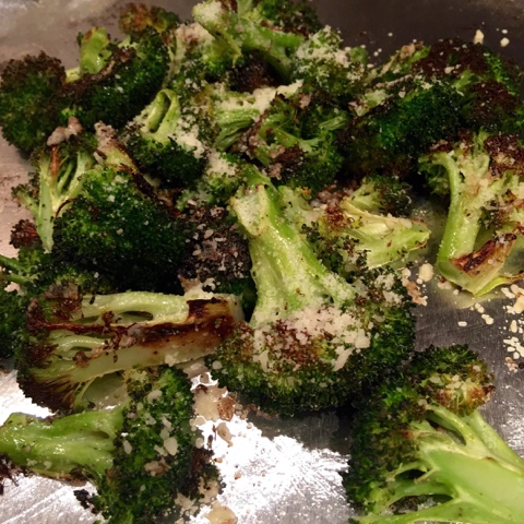 roasted parmesan broccoli