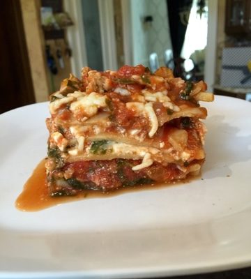 Turkey Spinach Lasagna