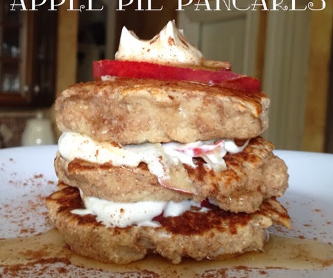 Apple Pie Protein Pancakes