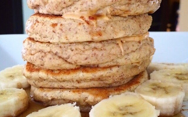 Coconut Flaxseed Pancakes