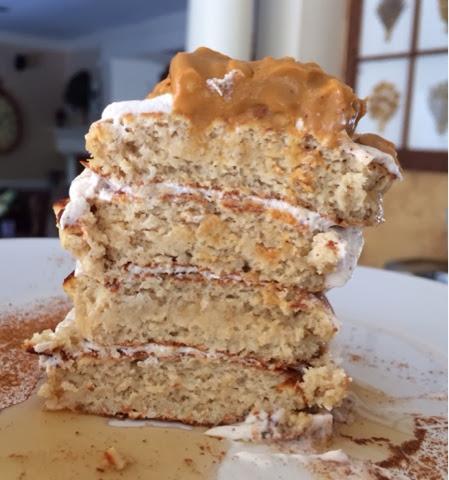 cinnamon graham cracker protein pancakes