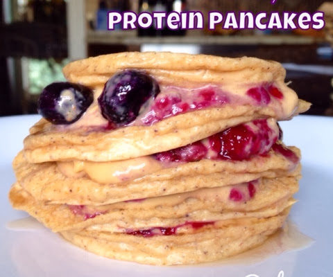 Peanut Butter and Jelly Pancakes